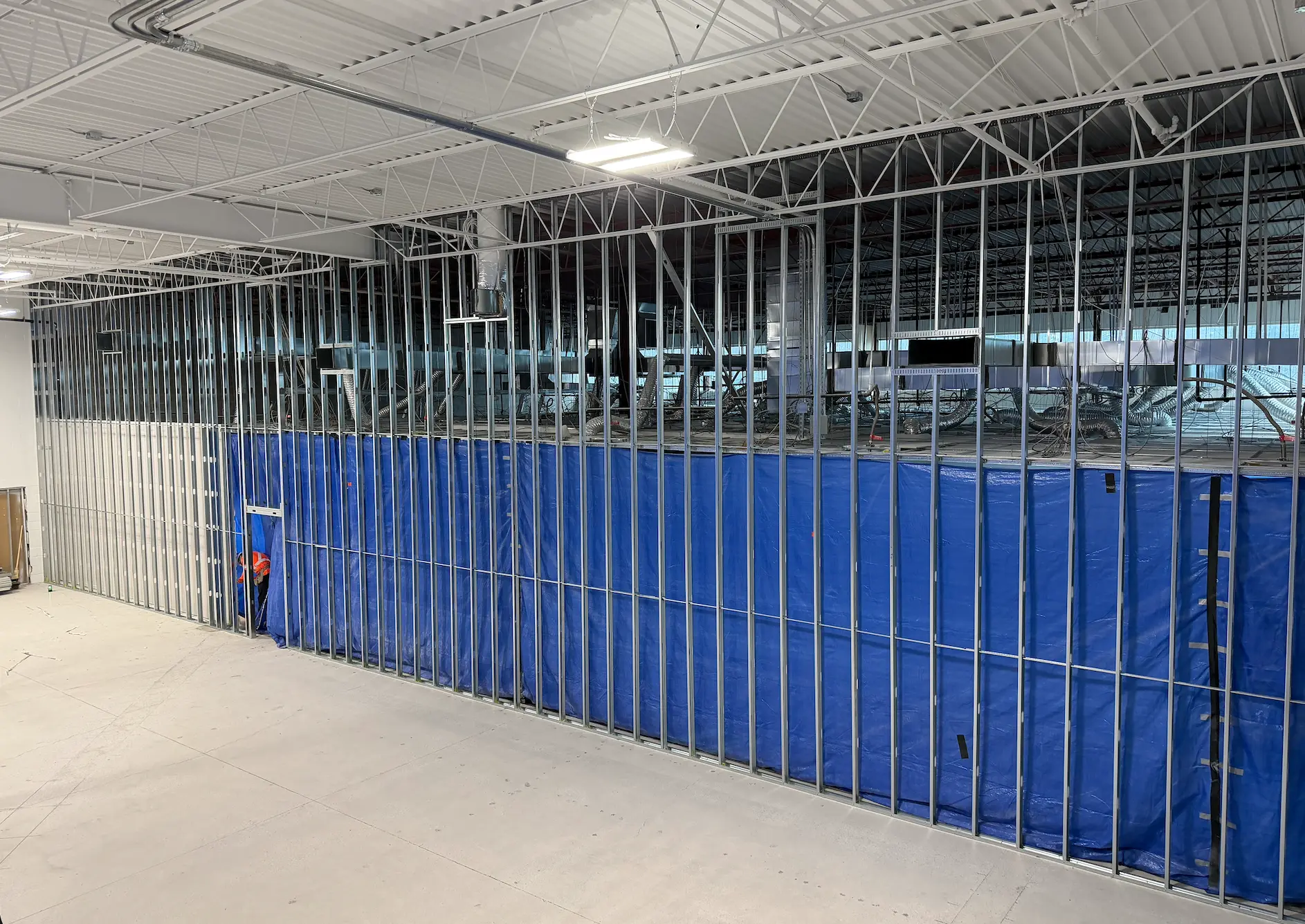 Steel Framing — commercial interior work in Toronto