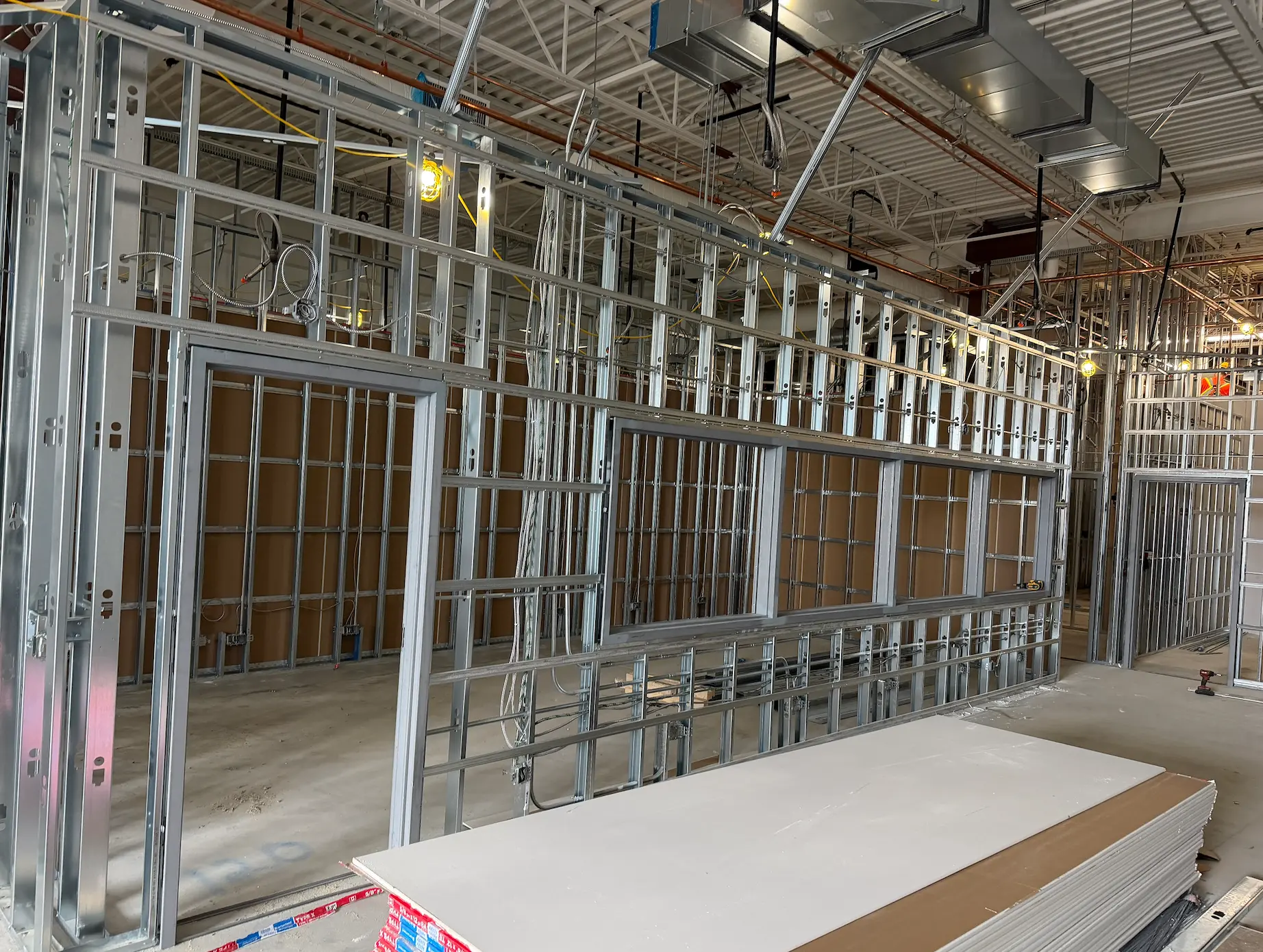 Steel Framing — commercial interior work in Toronto
