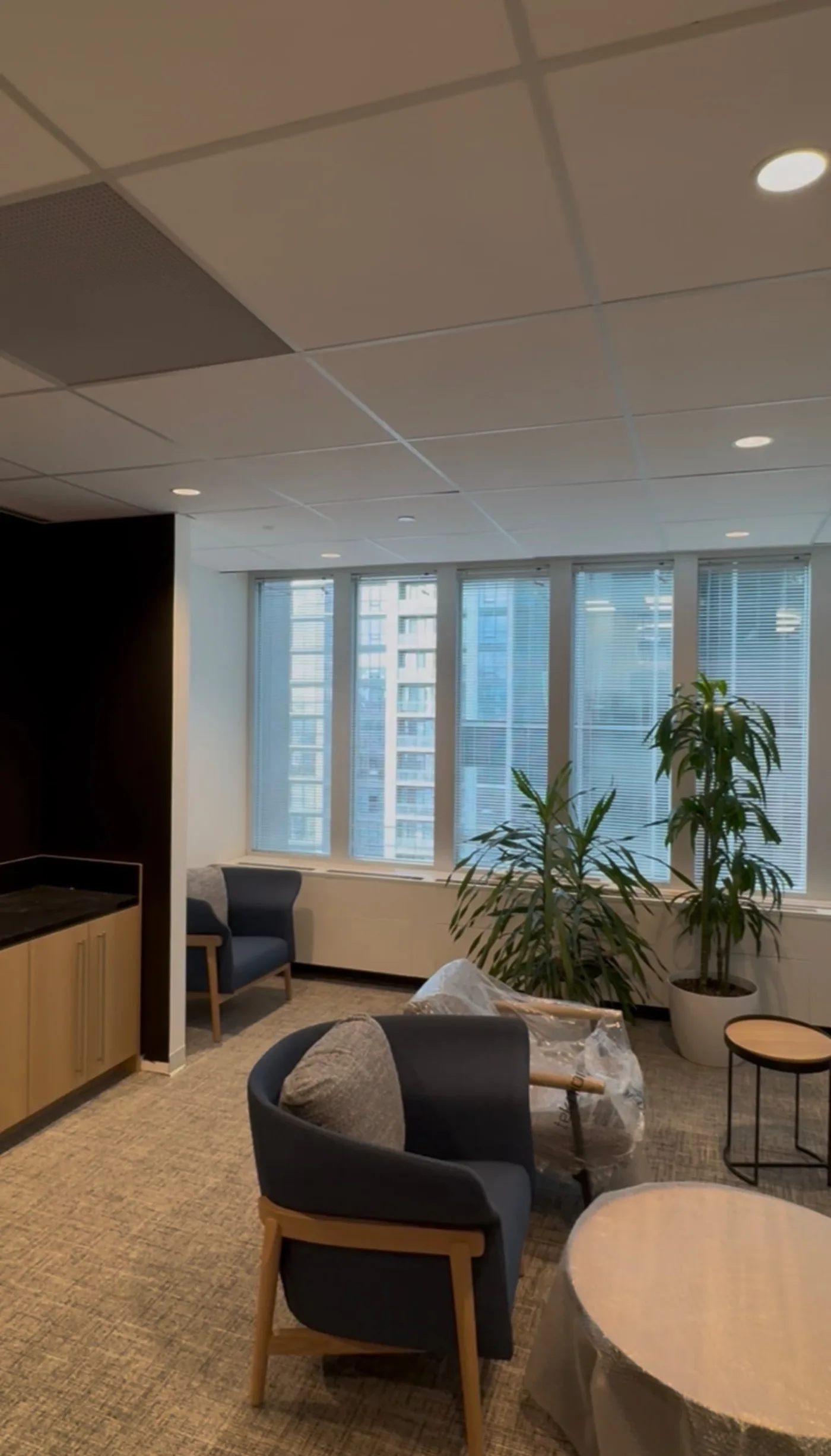 T-Bar Ceilings — commercial interior work in Toronto