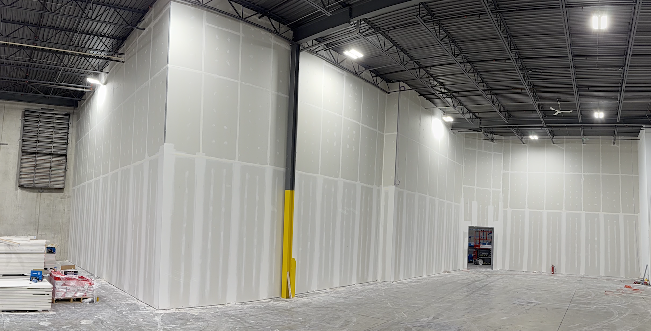 Taping — commercial interior work in Toronto